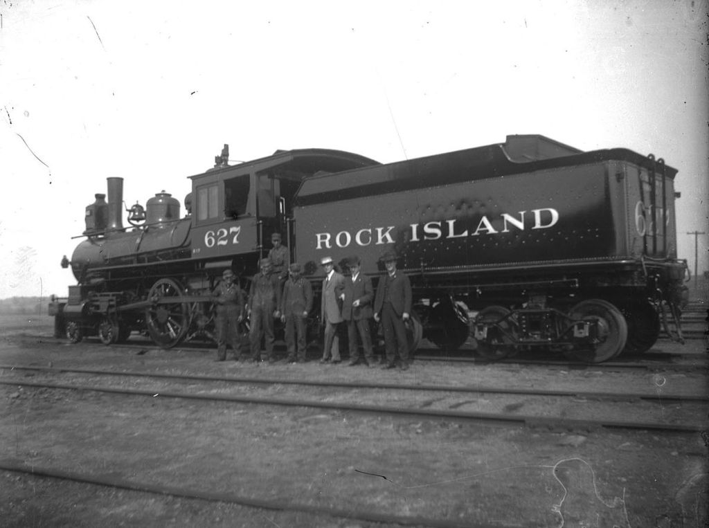 Old Rock Island Train, circa 1880